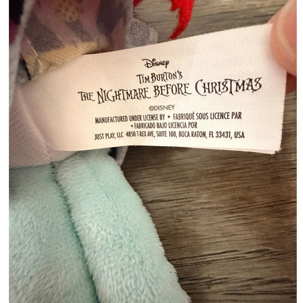 Disney Nightmare Before Christmas Sally Plush & Jack Skellington Crinkle Book